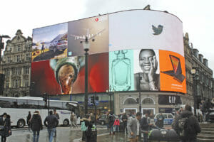 digital billboard in london