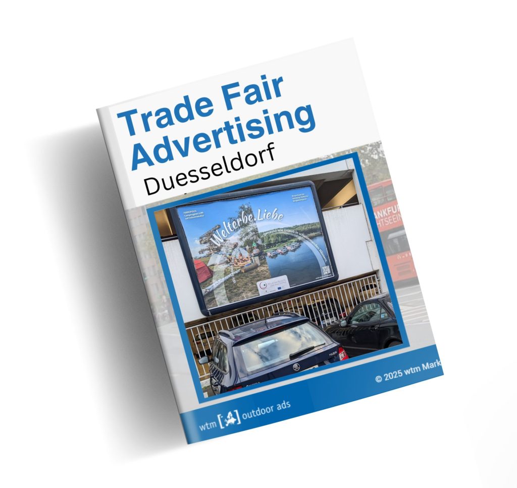 Trade Fair Advertising brochure for Duesseldorf